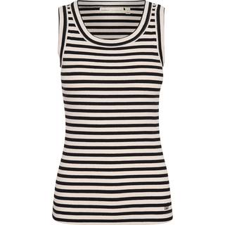 Inwear Dagnaiw Striped Tank Toppe & T-Shirts 30107268 Black / Whisper White (SMALL)