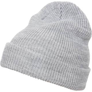 FLEXFIT FX1545K Long Knit Beanie Heather Grey One Size