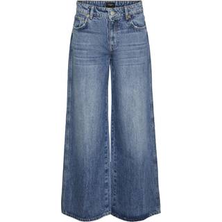 Vero Moda - Blå - Vmremy Mr Wide Denim Jeans DO326 Po - W28/L32