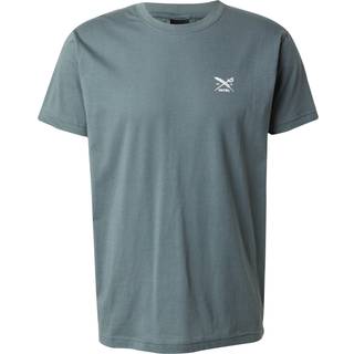 Iriedaily Chestflag Tee T-shirt Herrer størrelse S farve grå