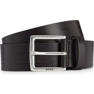 BOSS Black Herren Gürtel braun Glattleder