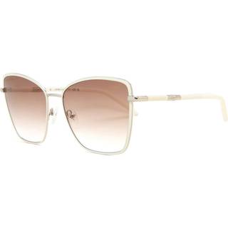LONGCHAMP Kvinde LO167S 108 Solbriller Metal Hvid Brun Sommerfugl Normal Normal