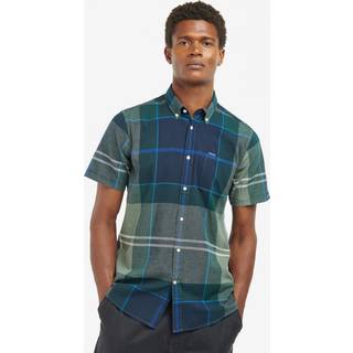 Barbour Herren Kurzarmhemd blau kariert