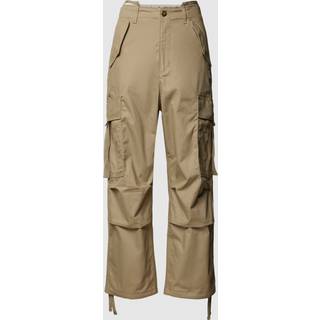 Cargo Cropped Drawcord Pants - Green - Women