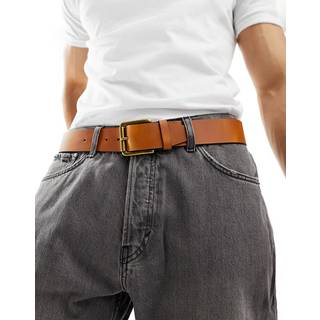 BOSS Black Herren Gürtel braun, cognac Glattleder