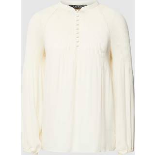 Lauren Ralph Lauren Versilla Plisseret Georgette bluseX-Large