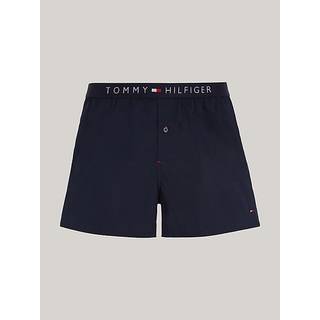 Tommy Hilfiger Cotton Woven Boxer Icon - Navy-2 - Large * Kampagne *