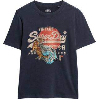 Superdry Superdry Blue 100% Cotton Tokyo Relaxed T-Shirt