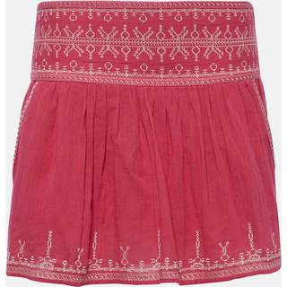 Marant Etoile Picadilia smocked cotton miniskirt - pink - M