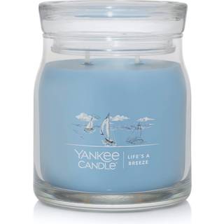 Yankee stearinlys liv en leg duftende signatur 13oz medium krukke 2-wick stearinlys over 35 timers forbr?ndingstid