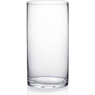 WGV Cylinder Vase Diameter 5 """" H?jde 10 """" Klar glasblomsterplantbeholder flydende lysestager til bryllupsfest Home Office Decor 1 Piece