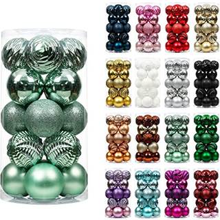 XMasexp Christmas Ball Ornamenter (3.15 """" Mint Green) 20ct Christmas Ball Ornamenter Shatterproof Xmas Tree Hanging Balls Decorations Perfect ti
