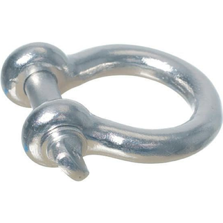 Lyresjækkel 1852-Marine, Ø12 mm, 48 mm, rustfrit stål, med gevindet vingeskrue
