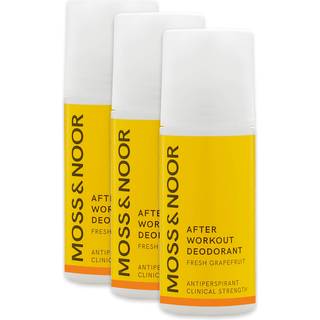 Moss & Noor After Workout Deodorant Fresh Grapefruit 3 pack - 180 ml