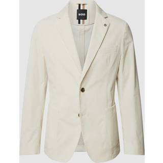 BOSS Black Herren Sakko weiß Slim Fit