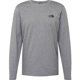 The North Face L/S Simple Dome Tee Longsleeve Herrer størrelse XL farve grå