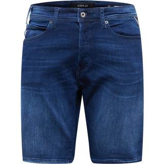 Replay Denim Shorts Dark Wash Blue