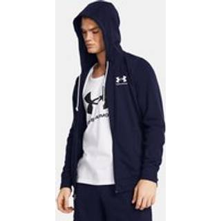 Under Armour Rival Terry Men's Full-Zip Midnight Navy / Onyx White XS