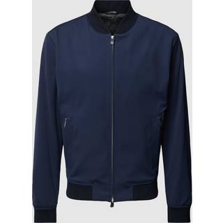 Slim fit jakke i jersey med performancestræk