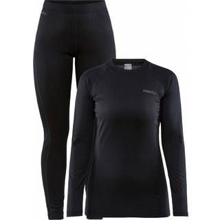 Craft Women's Core Warm Baselayer Set Black, XXL
