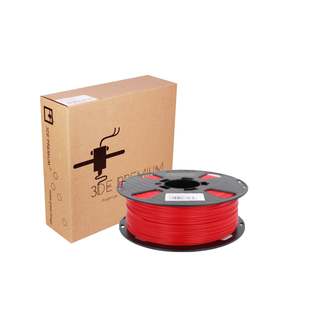 3DE Premium - PLA MAX High Speed - Red - 1.75mm - 1kg