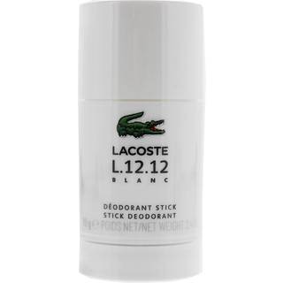 Lacoste stick deodorant pour homme eau de lacoste L.12.12 blanc 75ml
