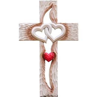 Oooct snidad korskors väggdekor hartsharts Kärlek korsar aldrig kärlek Cross Great Christian Gift Wall Art Gift Home Living Room Decor