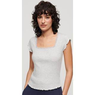 Superdry Essential T-shirt med firkantet halsEU 42-44 (UK 14-16)