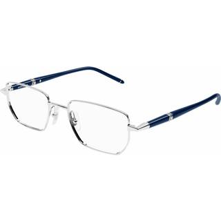 Montblanc Mand MB0347O 005 Optiske stel Metal Sølv Transparent Firkantet - Sølv