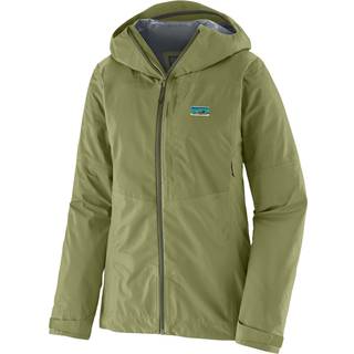 Patagonia Boulder Fork Rain Jacket W 38/S BUCKHORN GREEN