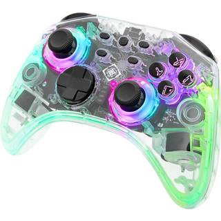 Deltaco Gaming Trådløs controller (PC/Switch) - Gennemsigtig
