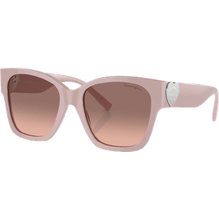 Tiffany Kvinde TF4216 839313 Solbriller Acetat Rosa Rosa Firkantet Normal Skygge