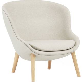 Normann Copenhagen Hyg Lænestol Lav Offwhite / Egetræ - Lænestole Uld Off-White - 603800