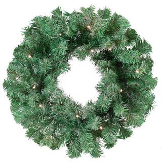 NORDIC WINTER Artificial wreath Ø45 cm w/lights