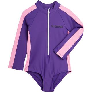 Mini Rodini Stripe Badedragt Lilla 92/98 cm  Lilla  92/98 cm  kvinde