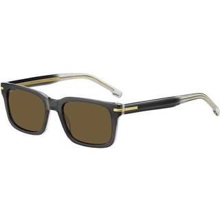 Hugo Boss Mand BOSS 1628/S KB7/70 Solbriller Acetat Grå Brun Firkantet