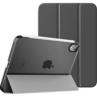 Moko Case Fit New iPad Mini 6 2021 (6. generation 8,3 -tommer) - Slim letv?gts h?rd back shell stand cover med gennemskinnelig frostet bagerste b