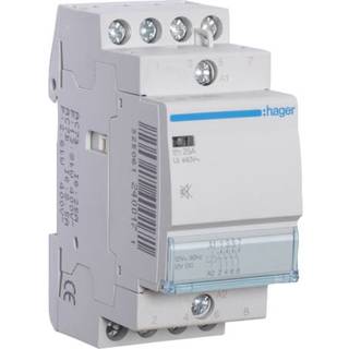 Hager Kontaktor 25a 4sl 12vac/dc brumfri