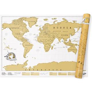 Verdenskort som skrabes - SCRATCH MAP