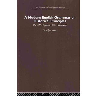 A Modern English Grammar on Historical Principles