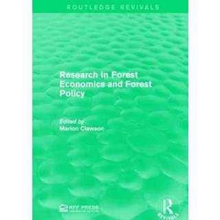 Research in Forest Economics and Forest Policy