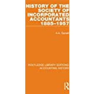 History of the Society of Incorporated Accountants 1885-1957