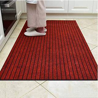 WLVG Slidstærk dørmåtte Ekstra stor Udendørs/indendørs indgangsmåtte Vandtæt indgangsmåtte Gummibagside-c 50x180 cm (20x71 tommer)