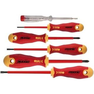 Felo VDE E-Slim 413 | Electrician Screwdriver 6-Piece Set