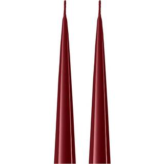 ester & erik ester & erik kegleformet lys 37 cm 2-pak lakeret Deep wine 44/2