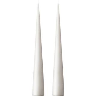 ester & erik ester & erik kegleformet lys 37 cm 2-pak mat White ash 21