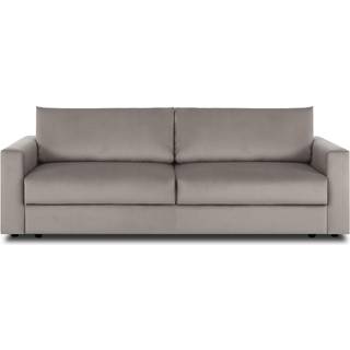 Fløjl sovesofa Tasha (3-personers) med opbevaring