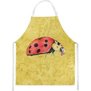 """"Caroline's Treasures 8867 FORKL?DE Lady Bug p? gult forkl?de, stort flerfarvet""""