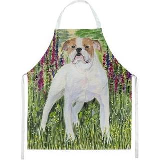""""Caroline's Treasures SS8156APRON Engelsk Bulldog Forkl?de Large Multicolor""""