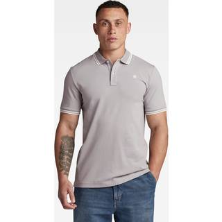 Dunda Slim Stripe Polo - Grey - Men